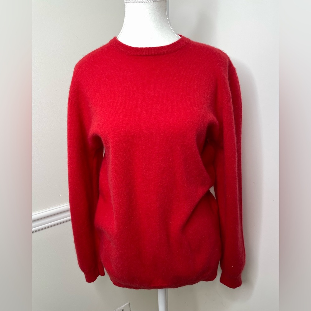 Vintage Magnolia Wool Angora Crew Neck Sweater M